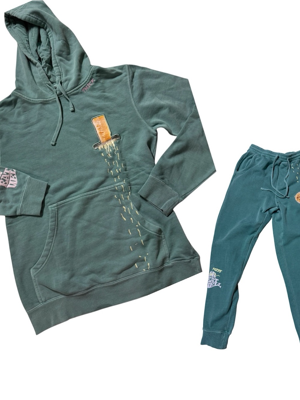 Mr. Eat well Miss Eatwell limited edition parm hoodie set